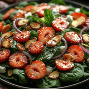 In today's fast-paced world, the shift toward healthy eating has never been more prominent. Consumers are increasingly aware of the benefits of incorporating fresh, wholesome ingredients into their meals. Salads, in particular, have become a go-to option for those seeking quick, refreshing, and nutritious meals, especially during the warmer months when fresh produce is at its peak. Among the myriad of salad options, the "Refreshing Strawberry Spinach Delight" stands out as a vibrant and health-conscious choice that not only tantalizes the taste buds but also offers a wealth of nutritional benefits.