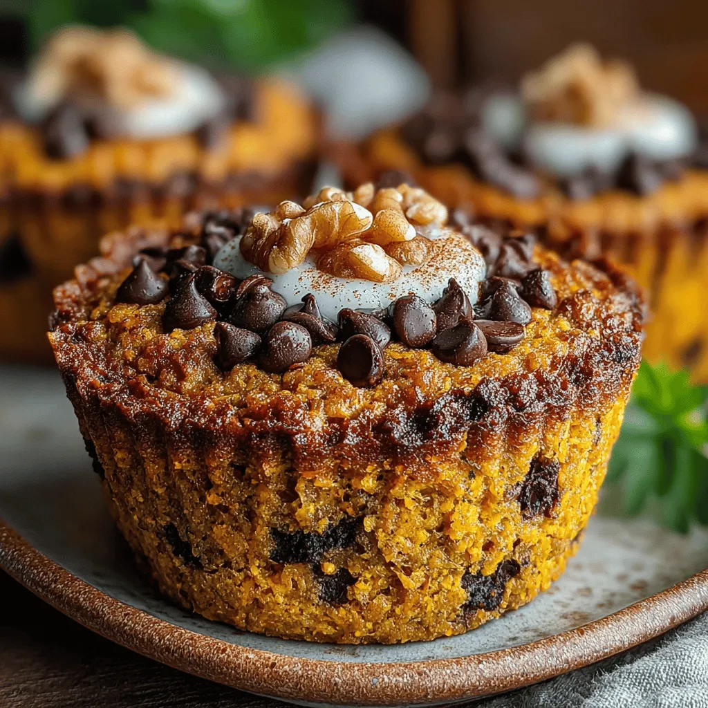 In the realm of wholesome breakfast options, few recipes can match the ease and appeal of Pumpkin Banana Baked Oatmeal Cups. This delightful dish beautifully marries the warm, comforting flavors of pumpkin and banana, creating a satisfying start to your day. With their portable nature, these baked oatmeal cups are not only convenient for those hectic mornings but also provide a nutrient-dense meal that keeps you energized throughout the day.
