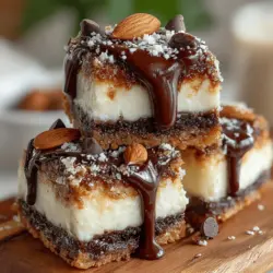 In a world where indulgence often comes at the expense of health, finding a perfect balance can be quite a challenge. Enter the Frosty Mocha Almond Bliss Bars, a delectable treat that combines the rich flavors of cocoa and coffee with the goodness of Greek yogurt and almonds. These bars are not just a sweet craving quencher; they also pack a nutritional punch, making them an ideal choice for anyone who wants to indulge without guilt. This article will guide you through the delightful process of making these bars, exploring their health benefits, the joy of homemade treats, and tips for customization. Whether you’re looking for a nutritious snack or a sweet dessert, these bars are sure to please.