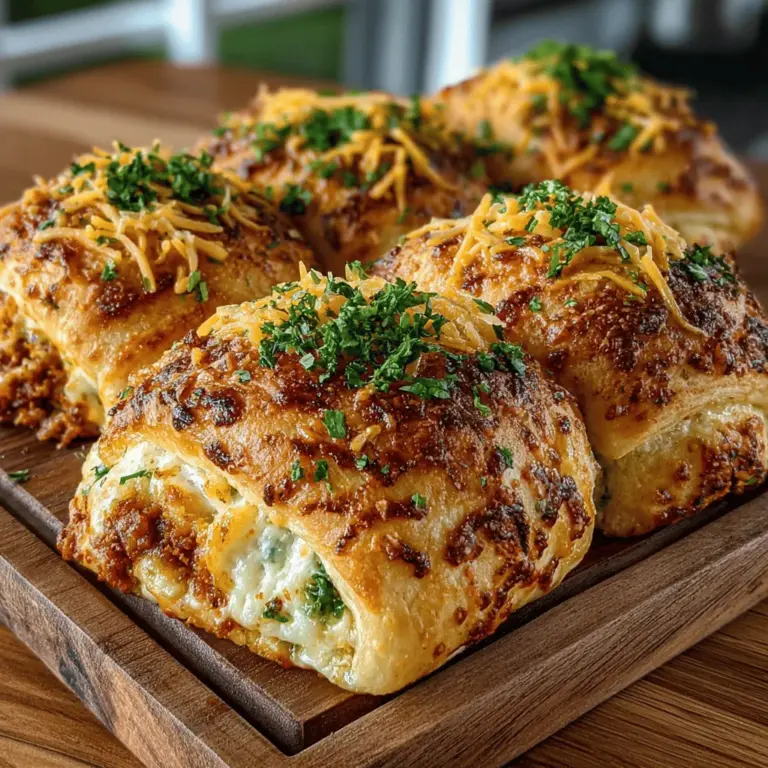 If you’re looking for a quick, flavorful dish that pleases a crowd, look no further than Spicy Delight: Green Chili Chicken Crescent Rolls. This recipe combines the irresistible taste of spicy green chilies with the creaminess of cheeses, all wrapped in flaky crescent roll dough. Perfect for appetizers, snacks, or even a simple meal prep option, these crescent rolls are sure to become a favorite in your household.
