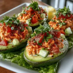 Achieving the perfect consistency and presentation for your Avocado Tuna Delight Boats is essential to enhance both flavor and visual appeal. Here are some effective stuffing techniques that will ensure your dish not only tastes delightful but also looks appetizing.