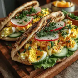 Creamy Avocado Egg Salad Pitas: An Unforgettable Culinary Delight