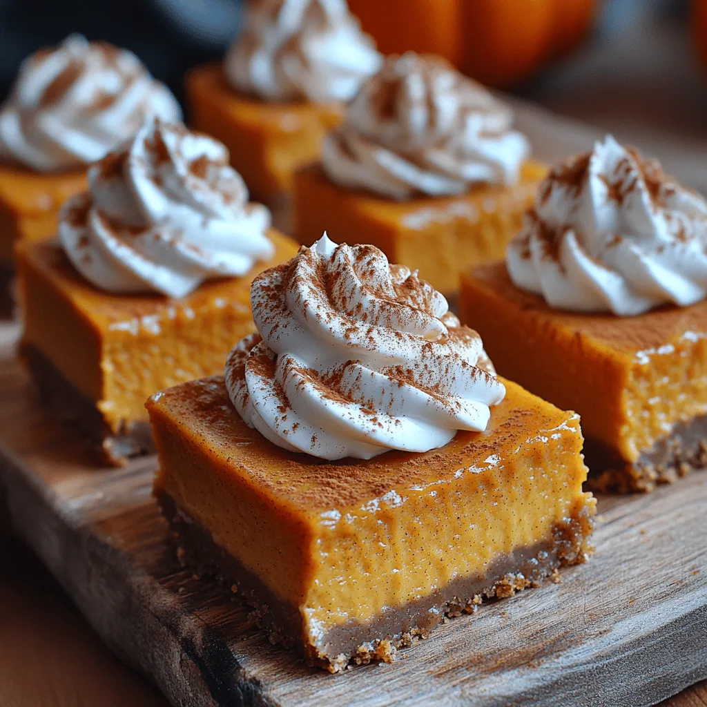 To craft these delicious Mini Pumpkin Cheesecake Bars, it’s essential to understand the role of each ingredient in achieving the perfect balance of flavor and texture. The recipe features a few key components, each contributing to the overall success of the dish.
