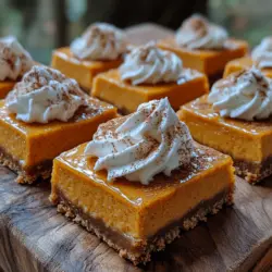 To craft these delicious Mini Pumpkin Cheesecake Bars, it’s essential to understand the role of each ingredient in achieving the perfect balance of flavor and texture. The recipe features a few key components, each contributing to the overall success of the dish.