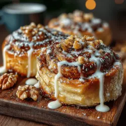 In the realm of comfort foods, few dishes evoke the warmth and nostalgia of freshly baked treats. Apple Cinnamon Roll-Ups encapsulate this feeling, marrying the delightful flavors of tender apples with the sweet and spicy notes of cinnamon, all wrapped in flaky crescent roll dough. This simple yet indulgent recipe is perfect for breakfast, a snack, or even a dessert, making it versatile enough to satisfy any craving. The combination of soft, sweet apples and warm spices creates a dish that feels like a warm hug, inviting you to savor each bite.