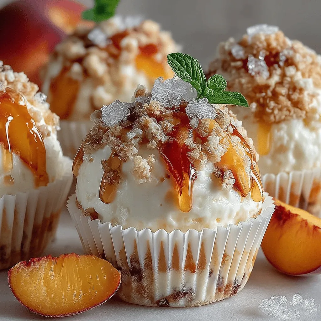 To create the perfect Peachy Freeze Yogurt Bites, the first step is blending the ingredients. The key to a delightful texture is achieving a smooth and creamy mixture. Start by adding your ripe peaches, Greek yogurt, honey (or your chosen sweetener), and a splash of vanilla extract into a high-speed blender. For best results, ensure your peaches are ripe and soft; this will enhance the sweetness and flavor of your bites.