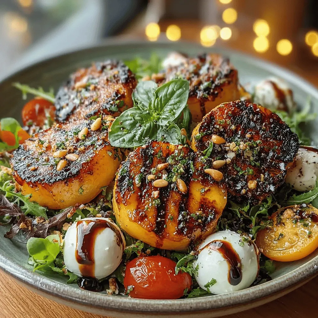As the sun shines brighter and the days grow longer, summer beckons us to embrace the vibrant flavors of the season. One dish that perfectly captures the essence of summer is the Sweet and Savory Grilled Peach Caprese Salad. This delightful salad harmonizes the sweetness of grilled peaches with the creamy richness of fresh mozzarella, creating a dish that is not only visually stunning but also bursting with flavor. The balance between sweet and savory elements makes this salad an ideal choice for summer gatherings, picnics, or simply enjoying on a warm evening.
