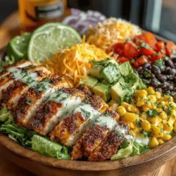 Southwest Chicken Salad Bowls