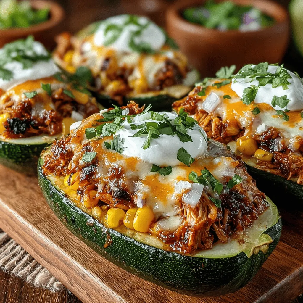 Before diving into the preparation of your BBQ Chicken Zucchini Boats, it is crucial to preheat your oven. Setting your oven to the correct temperature—typically around 375°F (190°C)—ensures that your zucchini boats cook evenly. Proper preheating allows the cheese to melt just right, creating that glorious bubbly topping while ensuring the zucchini retains its tenderness without becoming mushy. Taking this step seriously not only affects cooking time but also the overall texture of your dish.