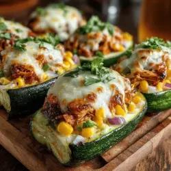 BBQ Chicken Zucchini Boats: A Flavorful and Healthy Meal