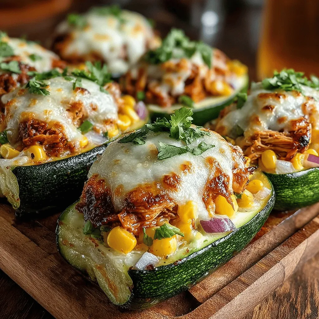 Before diving into the preparation of your BBQ Chicken Zucchini Boats, it is crucial to preheat your oven. Setting your oven to the correct temperature—typically around 375°F (190°C)—ensures that your zucchini boats cook evenly. Proper preheating allows the cheese to melt just right, creating that glorious bubbly topping while ensuring the zucchini retains its tenderness without becoming mushy. Taking this step seriously not only affects cooking time but also the overall texture of your dish.