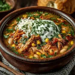 Cozy Fall Crockpot White Bean Chicken Chili