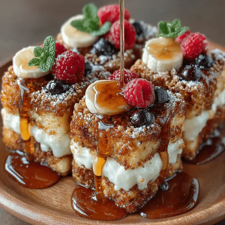 Mini French Toast Cereal Sliders are a delightful and innovative take on a beloved classic breakfast dish. Combining the comforting flavors of traditional French toast with the fun, handheld appeal of sliders, this recipe is an exciting way to start your morning or impress your brunch guests. Whether you’re looking for a unique breakfast idea for the family or a standout dish for a gathering, these sliders are sure to please. Their bite-sized nature makes them perfect for little hands, while adults will appreciate the nostalgia of French toast transformed into a modern treat.