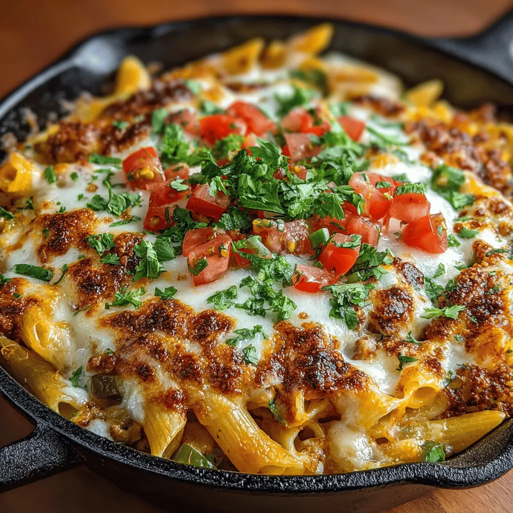 In the world of home cooking, few dishes evoke warmth and satisfaction quite like a cheesy pasta skillet. The Cheesy Green Chili Pasta Skillet is an exceptional combination of creamy textures, vibrant flavors, and a hint of spice that makes it a standout choice for any meal. This recipe not only offers a comforting experience but also brings a delightful twist that caters to both traditional pasta lovers and those seeking something a bit more adventurous.