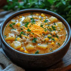 Velvety Chicken Corn Chowder Delight