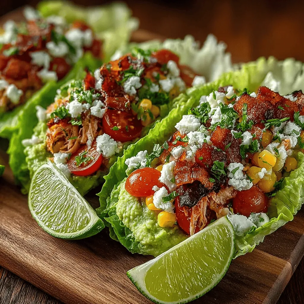In recent years, lettuce wraps have surged in popularity as a staple in modern cuisine, celebrated for their versatility and health benefits. These wraps offer a perfect alternative to traditional sandwich bread, allowing for a lighter, fresher take on meals. They are especially appealing to those seeking low-carb, gluten-free options, making them a favorite among health-conscious eaters and those following specific dietary plans. Among the myriad of creative lettuce wrap recipes, Avocado Chicken Bacon Lettuce Wraps stand out as a particularly delightful combination of flavors and textures.