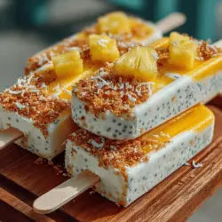 As the summer sun blazes overhead, the allure of icy treats becomes almost irresistible. Nothing quite captures the essence of summer like a homemade popsicle, and one of the most refreshing and healthy options is the Tropical Chill Pops. Bursting with tropical flavors and creamy goodness, these pops are not only a delightful way to cool off but also an excellent choice for those looking to indulge in a guilt-free treat.