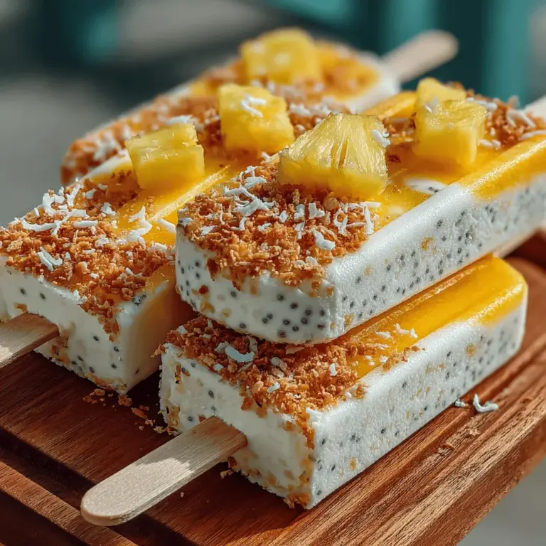 As the summer sun blazes overhead, the allure of icy treats becomes almost irresistible. Nothing quite captures the essence of summer like a homemade popsicle, and one of the most refreshing and healthy options is the Tropical Chill Pops. Bursting with tropical flavors and creamy goodness, these pops are not only a delightful way to cool off but also an excellent choice for those looking to indulge in a guilt-free treat.