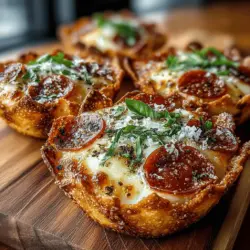 In the culinary landscape of appetizers, few dishes capture the imagination quite like mini pepperoni pizza wonton cups. These delightful morsels are not only quick to prepare but are also packed with flavor and versatility, making them an ideal choice for a variety of occasions. Whether you’re hosting a lively gathering, planning a game night, or simply indulging in a cozy evening at home, these bite-sized treats are sure to please a crowd. In this article, we will take you through the process of creating these scrumptious wonton cups, explore their origins, discuss variations, and share serving suggestions that elevate your dining experience.