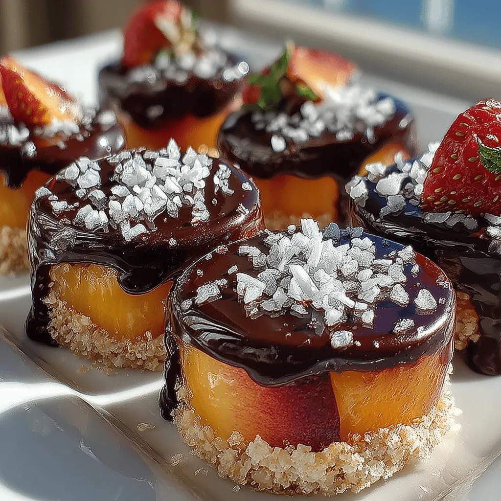 In recent years, the world of frozen desserts has seen a renaissance, with innovative recipes capturing the hearts and taste buds of dessert lovers everywhere. As the trend for healthier yet indulgent treats continues to rise, frozen desserts have become a staple in many kitchens. Among these delightful options, Frozen Chocolate Dipped Peach Bites stand out as a refreshing and satisfying choice. This recipe not only showcases the succulent sweetness of ripe peaches but also pairs it with the rich, decadent flavor of chocolate, creating an irresistible treat that is both delicious and health-conscious.