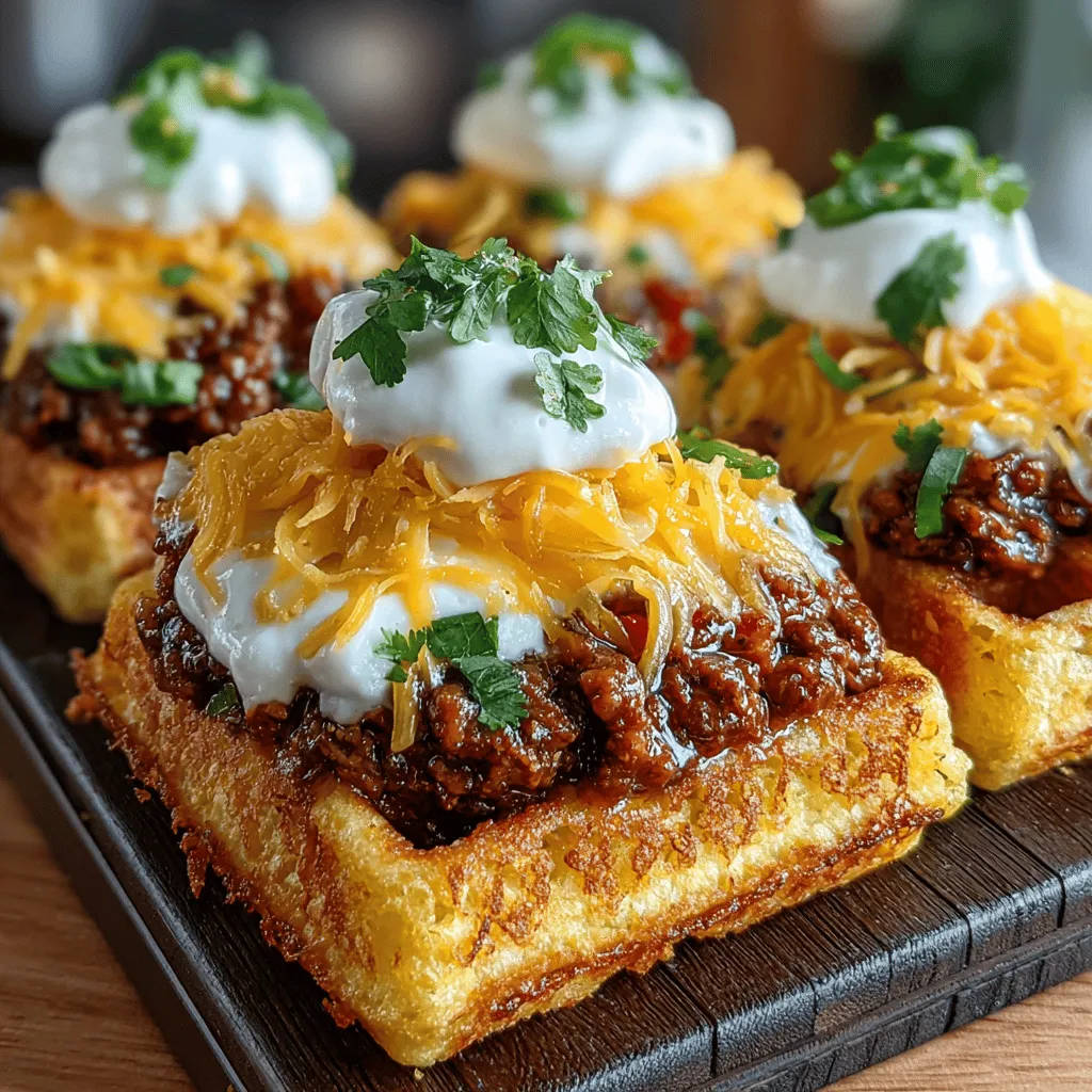 Chili Cheese Cornbread Waffle Sliders are a delightful twist on traditional comfort food, combining the rich flavors of chili with the sweet and savory notes of cornbread waffles. This innovative recipe not only satisfies your cravings but also offers a fun and interactive dining experience, perfect for gatherings or casual weeknight dinners. The marriage of these two beloved dishes results in a flavorful, hearty slider that appeals to both the young and the young at heart. In this article, we will explore the ingredients, the step-by-step preparation, and the background of this creative dish that’s taking the culinary scene by storm.