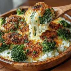 Cheesy Broccoli Rice Casserole: A Comforting Delight