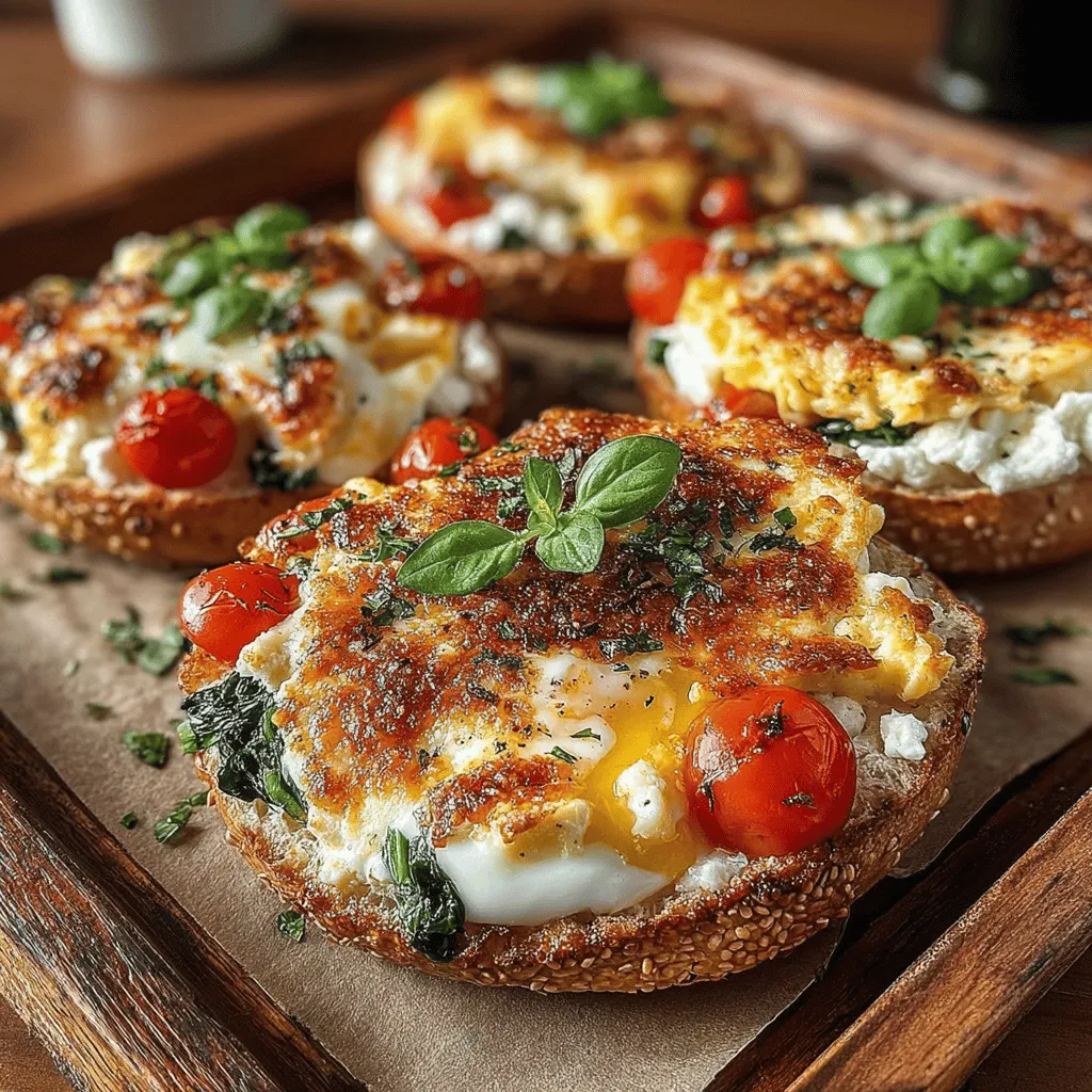 Explore the delightful world of breakfast with our Mini Egg & Cheese Bagel Pizzas. This easy and versatile recipe combines the rich flavors of scrambled eggs, gooey mozzarella cheese, and vibrant vegetables, all nestled atop warm, toasted mini bagels. Ideal for busy mornings or a fun brunch gathering, these bagel pizzas not only cater to your taste buds but also provide a nutritious kickstart to your day. With their satisfying textures and flavors, Mini Egg & Cheese Bagel Pizzas are sure to become a favorite in your breakfast rotation. Let’s dive into this delicious recipe that promises to satisfy your cravings while being simple enough for anyone to master.