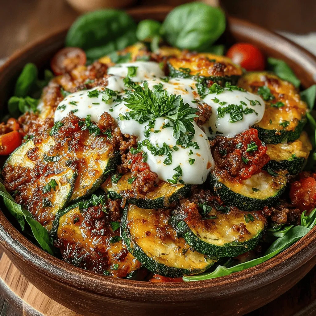 In the ever-evolving world of culinary creativity, the Zesty Zucchini Lasagna Salad Bowl stands out as an exciting fusion of flavors and textures. This innovative recipe reimagines the beloved Italian classic, lasagna, by combining its rich, comforting elements with the vibrant freshness of a salad. The result is a dish that not only tantalizes the taste buds but also embraces a healthier approach to dining.