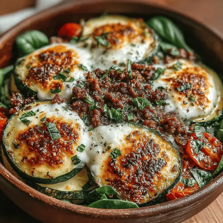In the ever-evolving world of culinary creativity, the Zesty Zucchini Lasagna Salad Bowl stands out as an exciting fusion of flavors and textures. This innovative recipe reimagines the beloved Italian classic, lasagna, by combining its rich, comforting elements with the vibrant freshness of a salad. The result is a dish that not only tantalizes the taste buds but also embraces a healthier approach to dining.