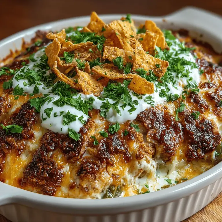 When it comes to comfort food, few dishes can rival the warmth and satisfaction of a well-prepared chicken bake. The Cheesy Hatch Chili Chicken Bake is a standout recipe that marries tender chicken with the vibrant flavors of hatch green chilies and a melty mix of creamy cheeses. This dish is perfect for family dinners or gatherings, effortlessly combining ease of preparation with a unique and tantalizing taste that will have everyone coming back for seconds.