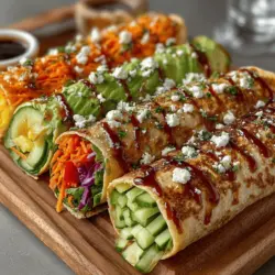 Colorful Veggie Wraps: A Delightful and Healthy Meal Option