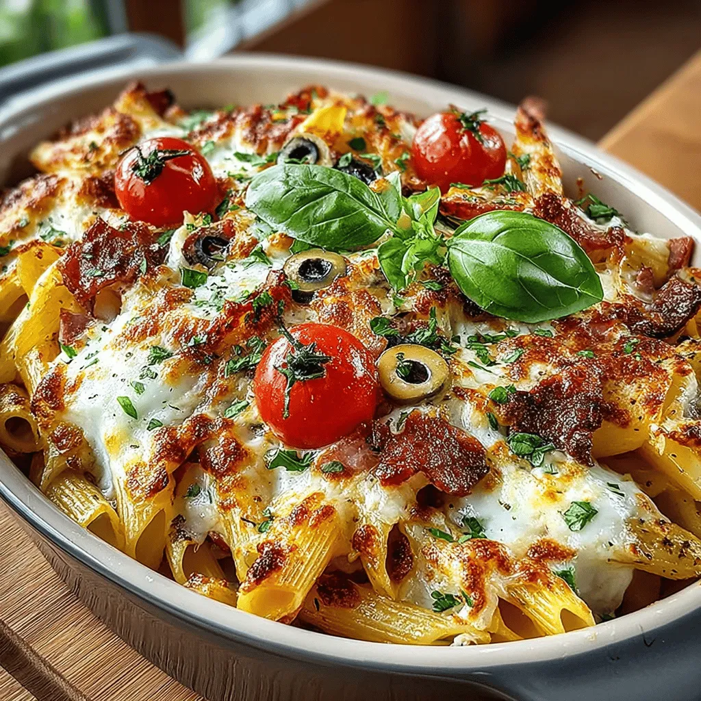 Before diving into the cooking process, it’s essential to preheat your oven to 375°F (190°C). This step is crucial for ensuring that your Charcuterie Pasta Bake cooks evenly throughout. Preheating sets the stage for a perfectly baked dish, allowing for that golden-brown top and bubbly cheese that everyone craves. Take a moment to set your oven while you prepare the other components of the recipe.