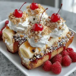 As the sun shines brighter and temperatures soar, the craving for refreshing summer treats becomes nearly irresistible. Traditional desserts often come laden with sugar and calories, which can make enjoying a sweet treat feel like a guilty pleasure. However, the growing trend towards healthier dessert alternatives has paved the way for innovative recipes that satisfy both the sweet tooth and nutritional needs. One standout creation in this realm is the Chilly Delight: Frozen Banana Split Yogurt Sandwiches. This delightful dessert captures the essence of a classic banana split while harnessing the health benefits of Greek yogurt, making it an ideal choice for anyone looking to indulge without compromising their wellness goals.