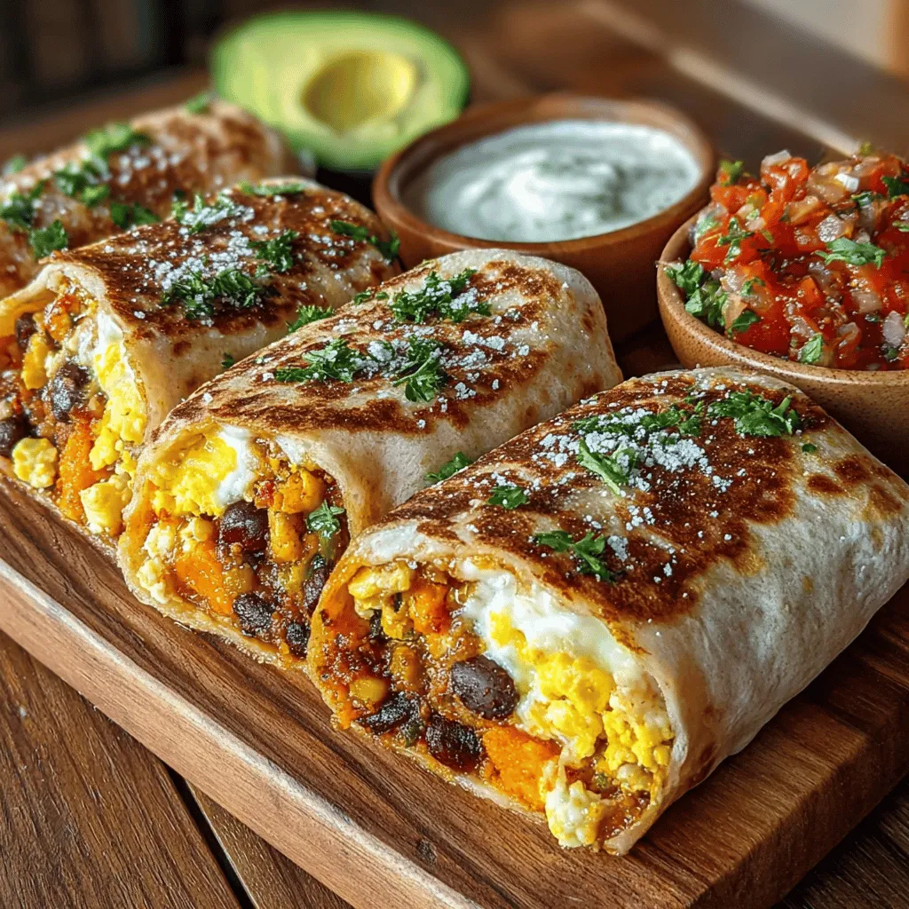 When it comes to breakfast options, few dishes are as versatile and satisfying as breakfast burritos. They offer a world of flavor and nutrition, making them a popular choice for those looking to kick-start their day on a positive note. Among the myriad of breakfast burrito variations, one stands out for its delightful combination of flavors and health benefits: Sweet Potato Chili Breakfast Burritos. This recipe marries the natural sweetness of sweet potatoes with the hearty texture of black beans, the crunch of corn, and the richness of eggs, all wrapped in a warm tortilla.