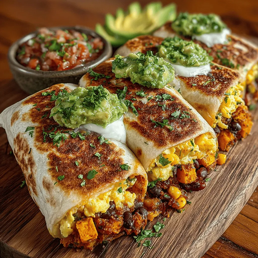 When it comes to breakfast options, few dishes are as versatile and satisfying as breakfast burritos. They offer a world of flavor and nutrition, making them a popular choice for those looking to kick-start their day on a positive note. Among the myriad of breakfast burrito variations, one stands out for its delightful combination of flavors and health benefits: Sweet Potato Chili Breakfast Burritos. This recipe marries the natural sweetness of sweet potatoes with the hearty texture of black beans, the crunch of corn, and the richness of eggs, all wrapped in a warm tortilla.