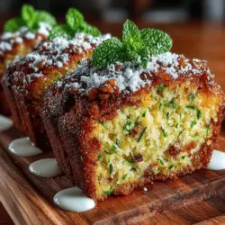 Zucchini is a surprisingly versatile ingredient that often finds its way into a variety of dishes, especially in baking. This humble summer squash is not only easy to grow, but it also provides a subtle sweetness and moisture that can elevate baked goods to new heights. One of the most delightful ways to showcase zucchini is through the recipe for Zesty Mini Zucchini Bread Loaves. These mini loaves are not only a treat for the taste buds but also a feast for the eyes, making them an appealing addition to any table.