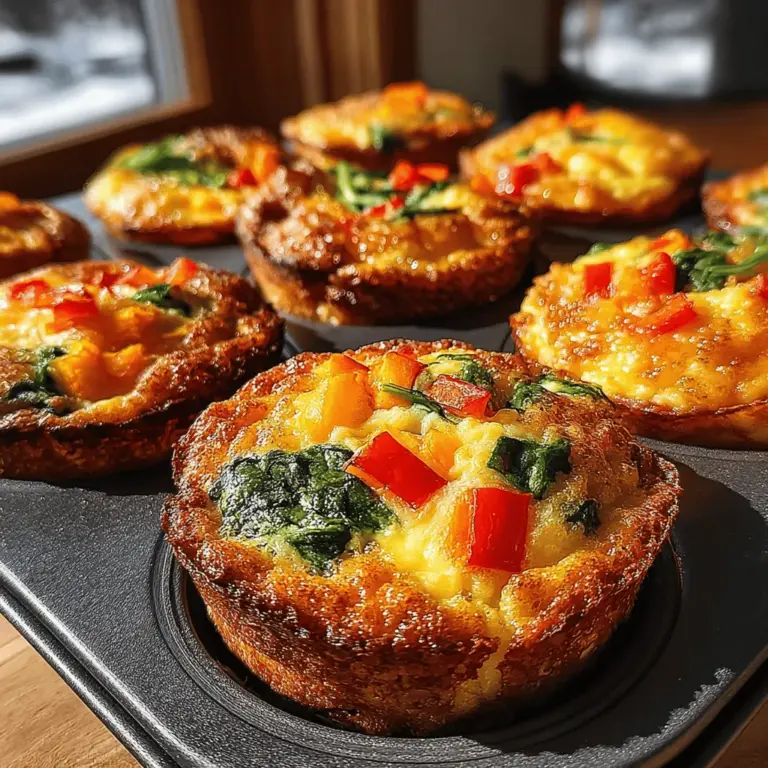 In the whirlwind of modern life, finding nutritious and satisfying snacks can often feel like a challenge. Enter Cheesy Veggie Mini Egg Bites—a delightful solution that caters to both your taste buds and your health goals. These bite-sized morsels are not only easy to prepare but also packed with essential nutrients, making them a perfect breakfast option or a quick snack for any time of the day. Whether you're rushing out the door in the morning or seeking a healthy treat to satisfy your afternoon cravings, these mini egg bites have you covered.