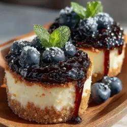 In the world of desserts, no-bake recipes hold a special charm. They offer simplicity and delightful flavors, making them the go-to choice for many. Among these delectable treats is the No-Bake Blueberry Cheesecake Cups—a divine dessert that perfectly marries a creamy cheesecake filling with a tart blueberry topping. This recipe is not only easy to prepare but also ideal for summer gatherings, special occasions, or simply to satisfy your sweet cravings without the hassle of baking. With no oven required, you can whip up these delightful cups in no time, impressing guests with a beautiful and delicious dessert.