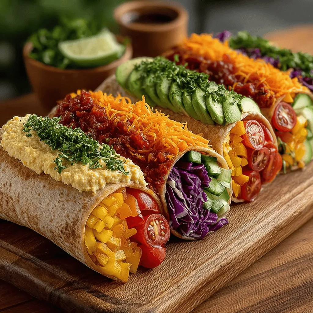 In a world where vibrant colors often translate to appetizing flavors, the appeal of healthy meals has never been more pronounced. Bright, fresh ingredients not only tantalize the taste buds but also provide essential nutrients that promote overall well-being. As the importance of incorporating a variety of vegetables into our daily diets becomes increasingly clear, finding enjoyable and visually appealing ways to do so is essential. This is where the Rainbow Summer Veggie Wraps come into play—a delightful fusion of colors, flavors, and textures that creates a satisfying meal option for any occasion.
