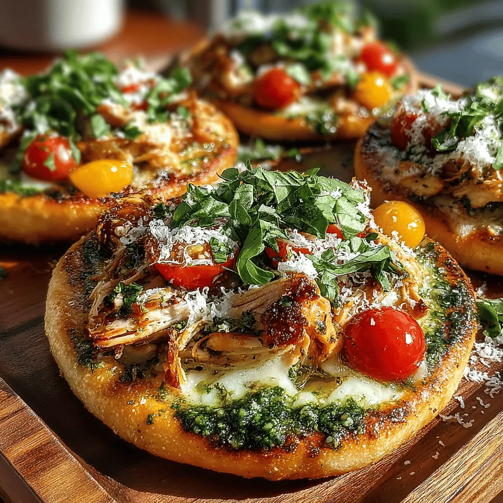 In today's fast-paced world, finding time to prepare healthy meals can often feel like a daunting task. With busy schedules filled with work, family commitments, and social engagements, it's no wonder that many people resort to quick but less nutritious options. Enter Mini Chicken Pesto Pita Pizzas—a delightful solution that not only satisfies your cravings but also aligns with a health-conscious lifestyle. These mini pizzas balance flavor and nutrition effortlessly, making them an ideal choice for family dinners, casual gatherings, or meal prep.