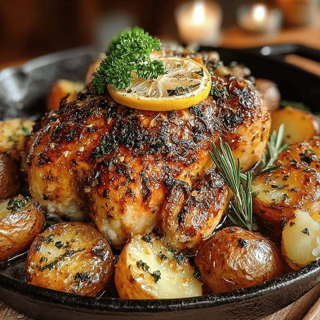 Savory Herb Roasted Chicken with Baby Potatoes is a classic dish that embodies comfort and warmth, making it a beloved favorite in households around the world. This recipe not only delights the palate but also fills the kitchen with tantalizing aromas, creating an inviting atmosphere for family and friends. The beauty of a roasted chicken lies in its simplicity; with minimal preparation, you can create a meal that is both impressive and satisfying.