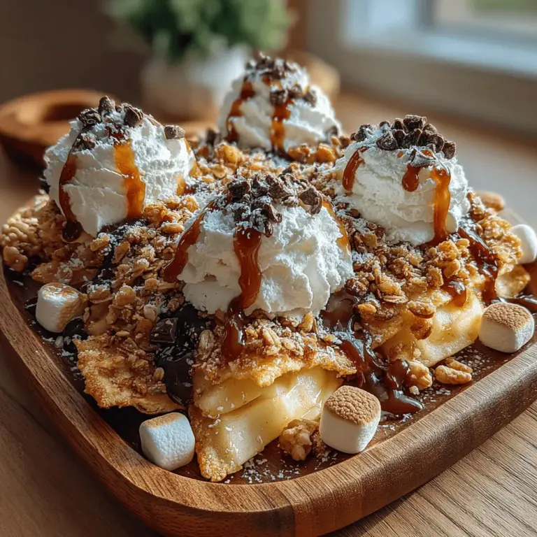 Nachos have long been a beloved snack, typically associated with savory toppings like cheese, jalapeños, and guacamole. However, the versatility of nachos extends far beyond their traditional forms. Enter Sweet Apple Nachos—a delightful twist on the classic dish that transforms simple apple slices into a vibrant and healthy dessert. This innovative recipe offers a fun and guilt-free alternative, making it an ideal treat for any occasion, whether it be a festive gathering, a family movie night, or just a quick afternoon snack.