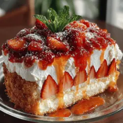 As the weather warms up and summer approaches, there's nothing quite as refreshing as a dessert that captures the essence of the season. Enter the Strawberry Shortcake Icebox Cake, a delightful no-bake treat that combines the classic flavors of strawberry shortcake with the ease and convenience of an icebox cake. This recipe is perfect for warm days when you want a sweet indulgence without the fuss of baking. With layers of fresh strawberries, creamy filling, and a light base, this dessert not only satisfies your sweet tooth but also celebrates the vibrant flavors of ripe strawberries.