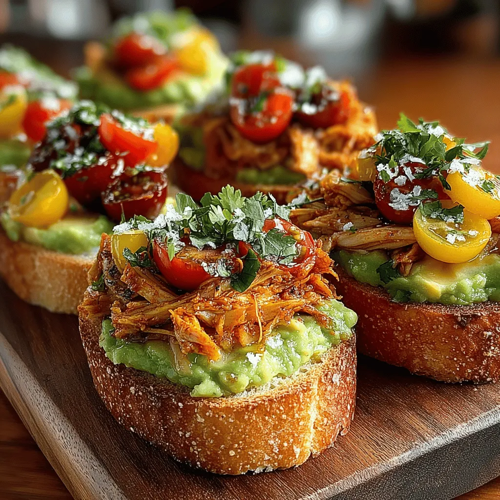 Understanding the ingredients is key to appreciating the delightful flavors and health benefits that the Crunchy Mini Chicken Avocado Toasties offer. Each component plays a significant role, not just in taste but also in nutrition.