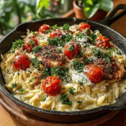 Creamy One-Pan Garlic Parmesan Orzo: A Comforting Recipe