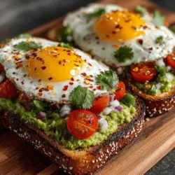 In recent years, avocado toast has transformed from a trendy café offering into a staple in homes around the world. This simple, yet versatile dish has captured the hearts (and taste buds) of brunch enthusiasts, health-conscious eaters, and culinary adventurers alike. The combination of creamy avocado and crispy toast is not just visually appealing; it also packs a nutritional punch that can set the tone for a healthy day ahead. Among the myriad variations of this beloved dish, the Creamy Avocado Egg Toast Stack stands out as a wholesome and satisfying breakfast option, offering a delightful blend of flavors and textures.