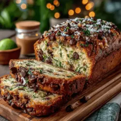 When it comes to baked goods, few recipes can rival the comfort and familiarity of zucchini bread. This beloved treat has earned its place in kitchens around the world, celebrated for its delightful texture and subtle sweetness. What makes this Decadent Chewy Chocolate Chip Zucchini Bread truly special is the luscious combination of chocolate and zucchini, which appeals to both health-conscious individuals and those looking to indulge their sweet tooth. Whether enjoyed as a hearty breakfast, a satisfying snack, or a rich dessert, this recipe showcases the versatility of zucchini bread in a way that is both delicious and comforting.