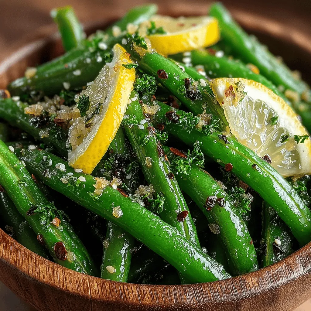 If you're searching for a quick, vibrant, and delicious dish that perfectly balances health and taste, look no further than the Zesty Lemon Garlic Green Bean Stir Fry. This dish not only showcases the crispness of fresh green beans but also embraces a medley of flavors that elevate a simple vegetable into a culinary delight. The combination of zesty lemon and aromatic garlic creates a refreshing and savory experience that is sure to please the palate.