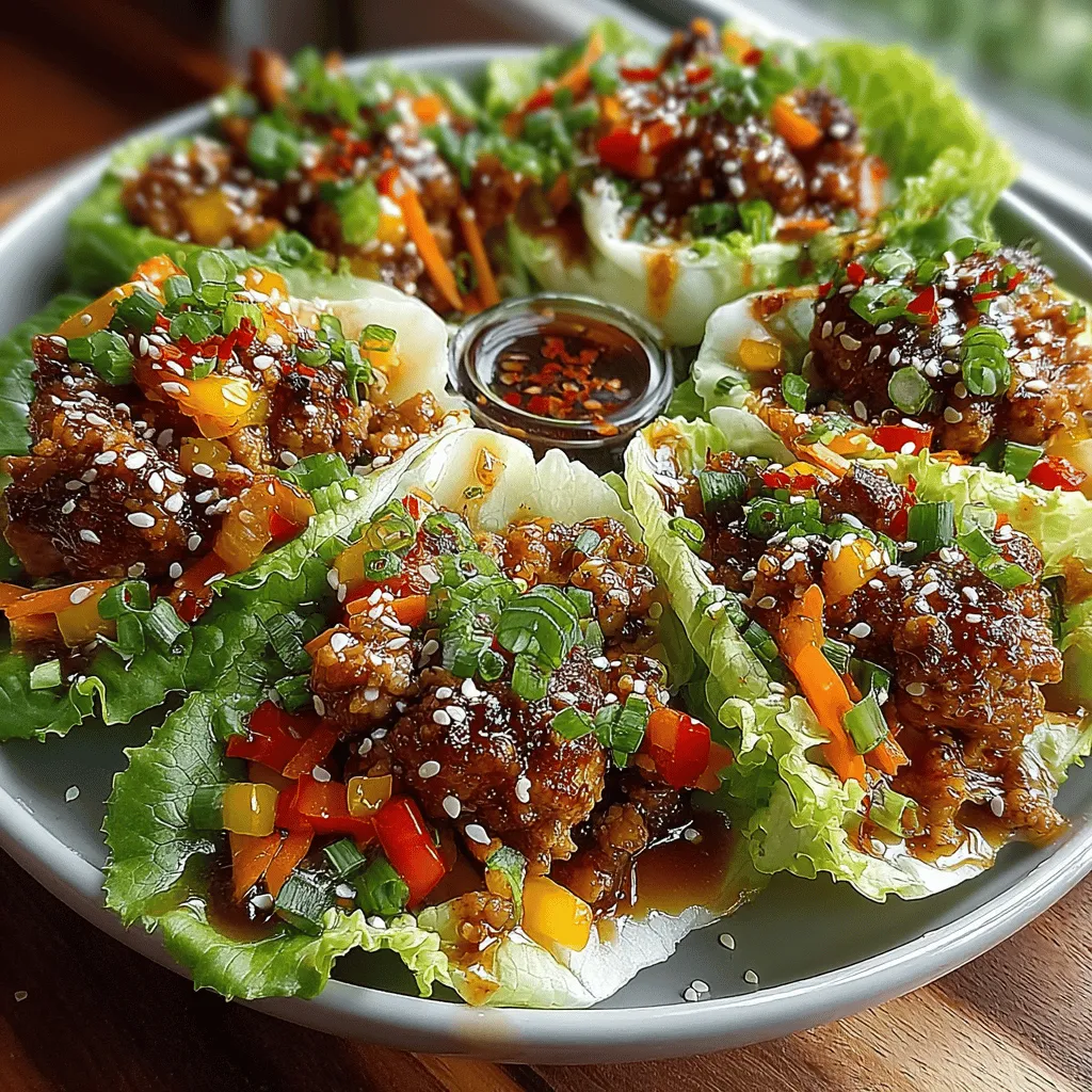 To achieve the perfect balance of flavors in your savory mini teriyaki chicken lettuce wraps, start by preparing the sauce. In a medium bowl, combine 1/4 cup soy sauce, 1/4 cup teriyaki sauce, 1 tablespoon rice vinegar, and 1 tablespoon honey. These ingredients work harmoniously to create a rich, sweet, and savory profile essential for your dish.