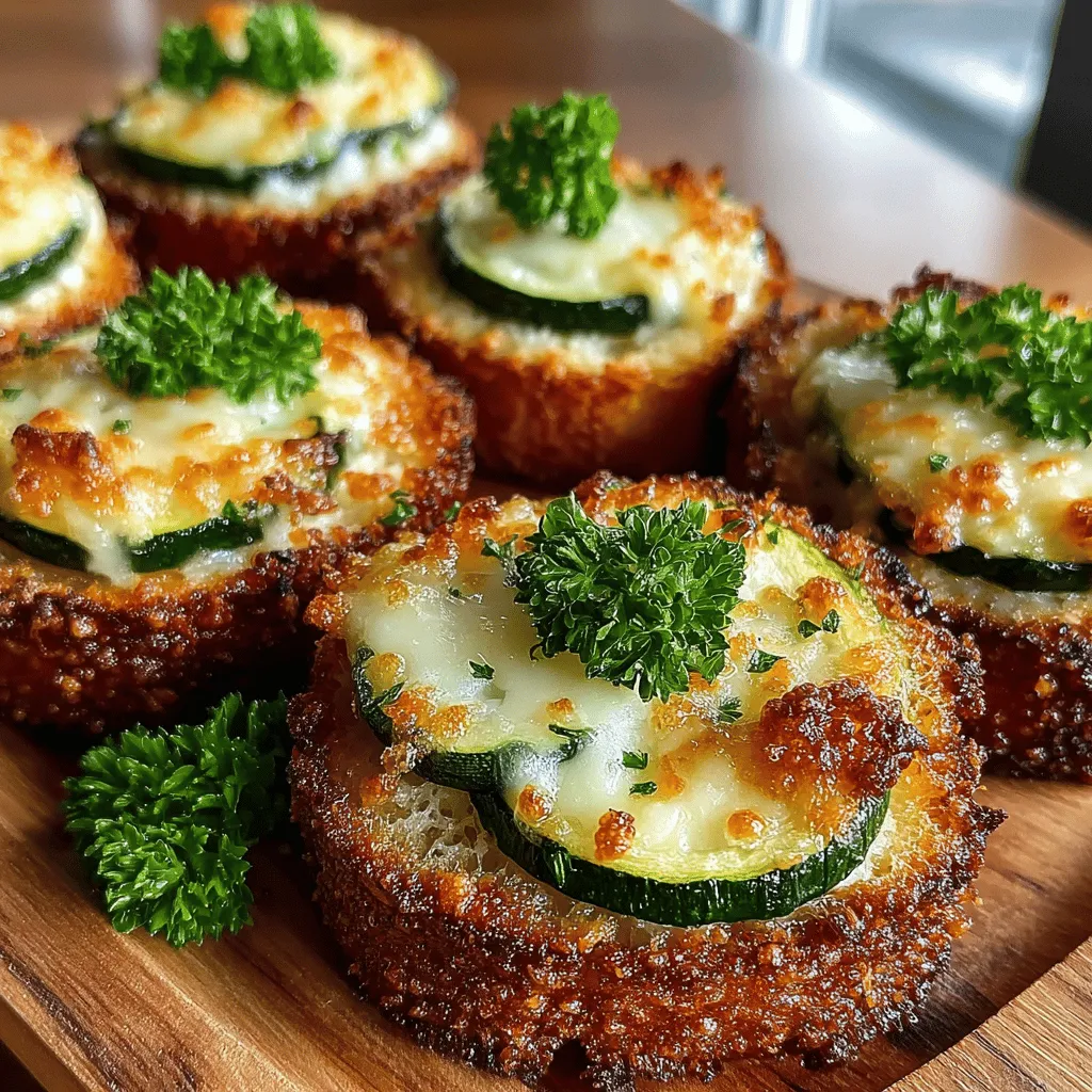 Mini Zucchini Garlic Toast Cups are not just a dish; they are a delightful culinary experience that perfectly marries fresh zucchini and aromatic garlic into a finger-friendly appetizer. This versatile recipe is a crowd-pleaser, ideal for gatherings, parties, or even as a light snack on a cozy evening. With their charming presentation and a harmonious balance of flavors and textures, these toast cups are guaranteed to impress your guests and leave them asking for more.